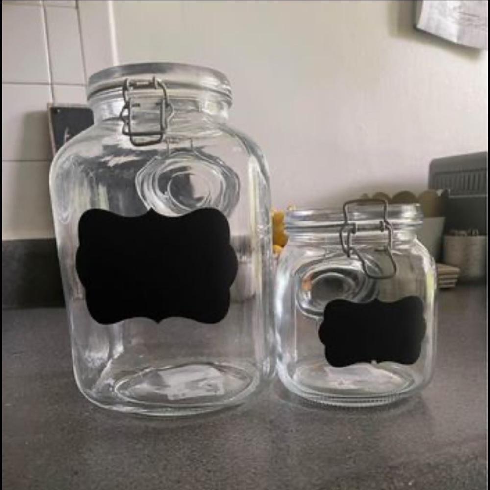Glass jars